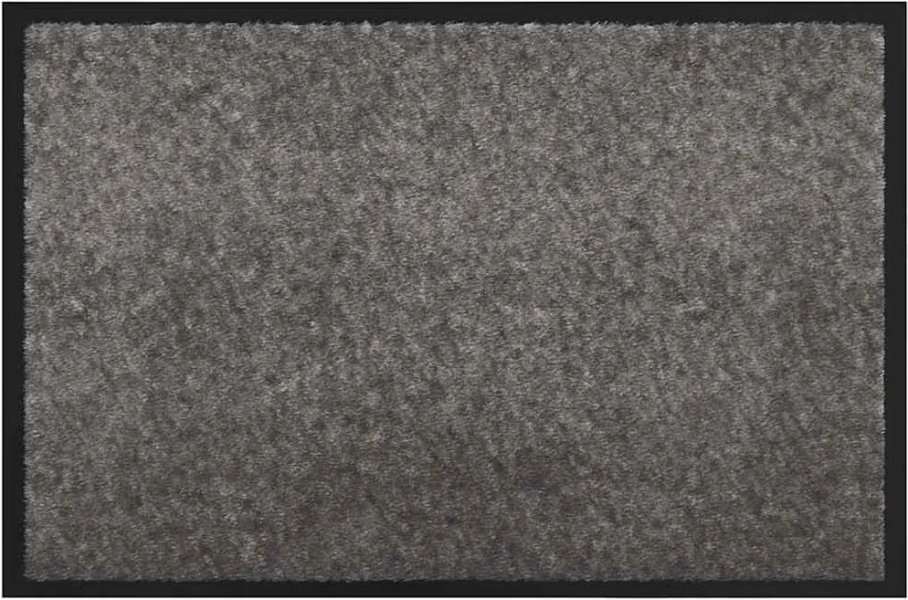 vidaXL Covoraș de intrare Gri deschis 60 x 40 x 1.2 cm Țesătură Teddy