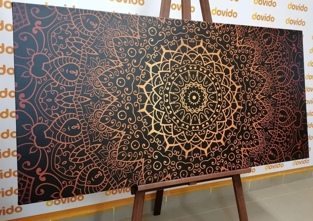 Tablou vintage Mandala în stil indian
