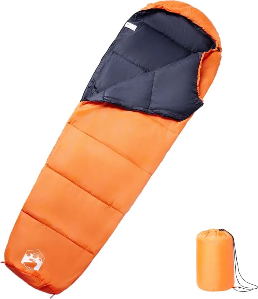 vidaXL Sac de dormit tip mumie pentru adulți de camping, 3 anotimpuri