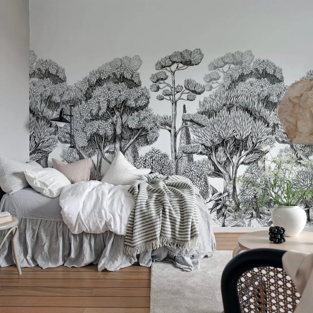 Fototapet, Forest Park, Graphite, Rebel Walls