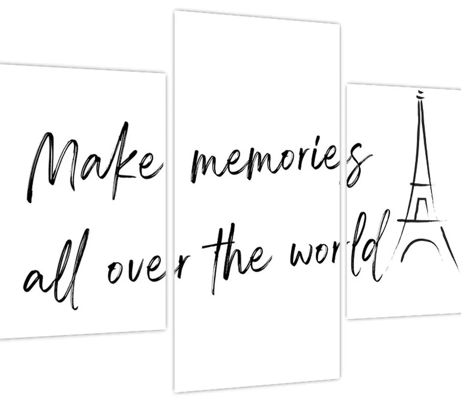 Tablou - Faceți amintiri (90x60 cm)