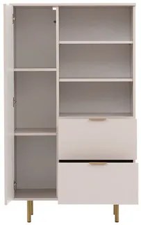 Set mobilier living Newelon I (Cașmir + auriu) . 1105963