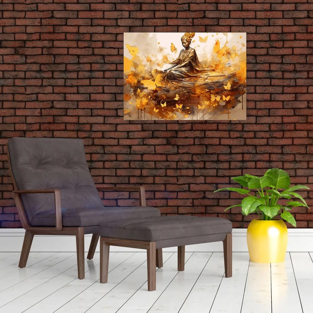 Tablou pe sticlă - Vindecătorul (70x50 cm)