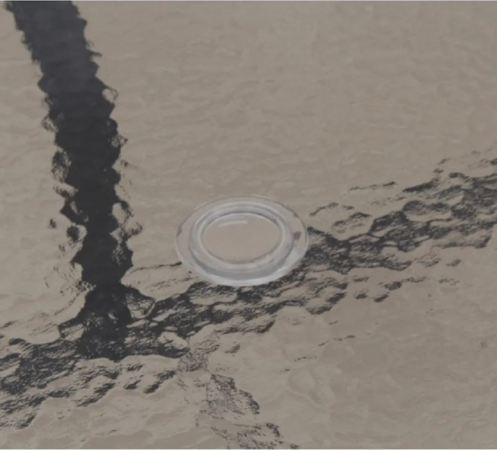 Masă dining, sticlă securizată/oţel, PASTER