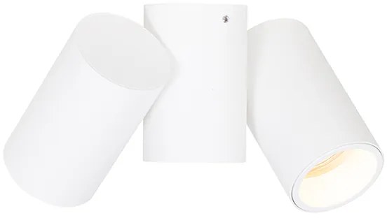 Spotlight de design alb cu 2 lumini reglabile - Michael