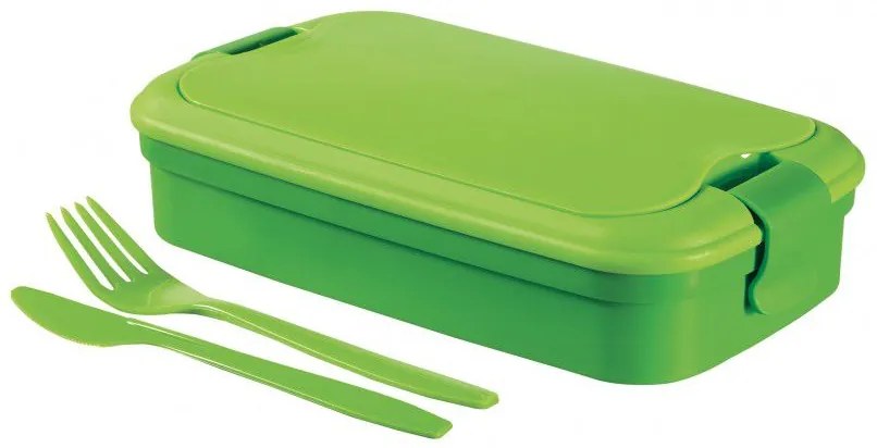 Cutie de gustări,LUNCH & GO box - verde CURVER