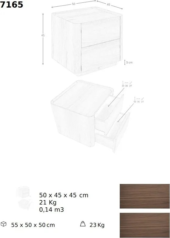 Noptiera eleganta cu iluminat design modern Dreams