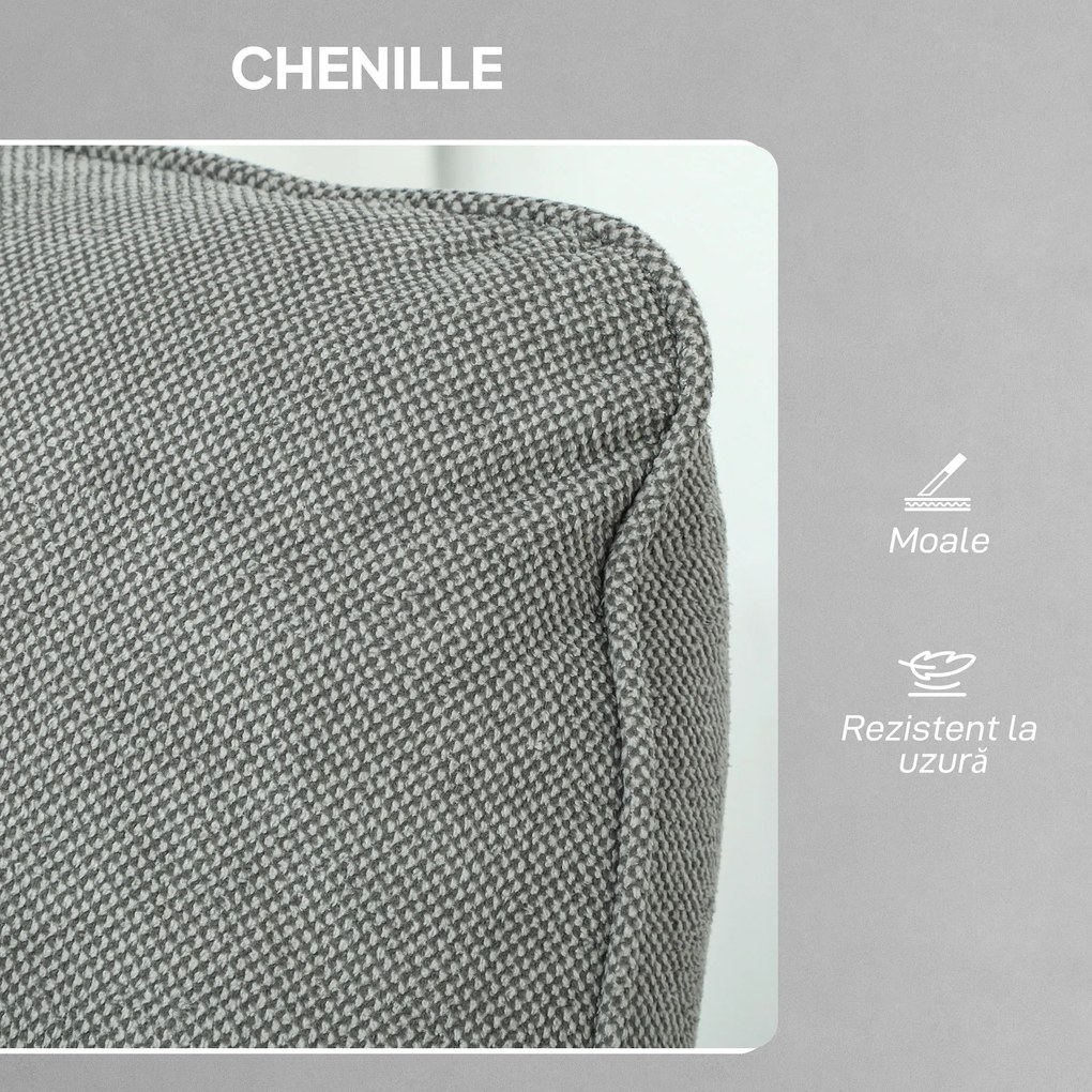 HOMCOM Fotoliu Relaxant Electric cu Masaj și Încălzire, Silențios, Reclinabil 150° în Cinilie cu Pernă, Funcție de Memorare, 2 Telecomenzi, Suport pentru Picioare, Pentru Living sau Birou, Gri Închis | Aosom Romania