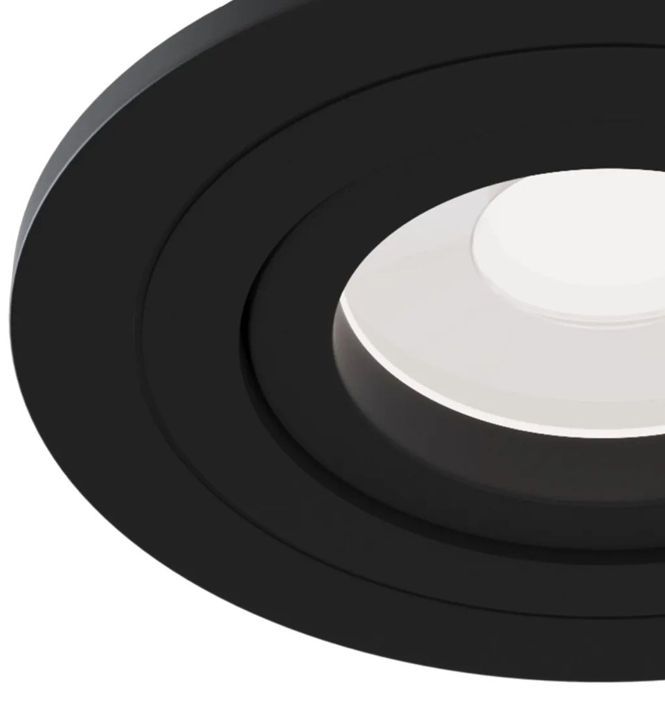 Spot directionabil, incastrabil pentru tavan fals, Atom negru MY-DL023-2-01B