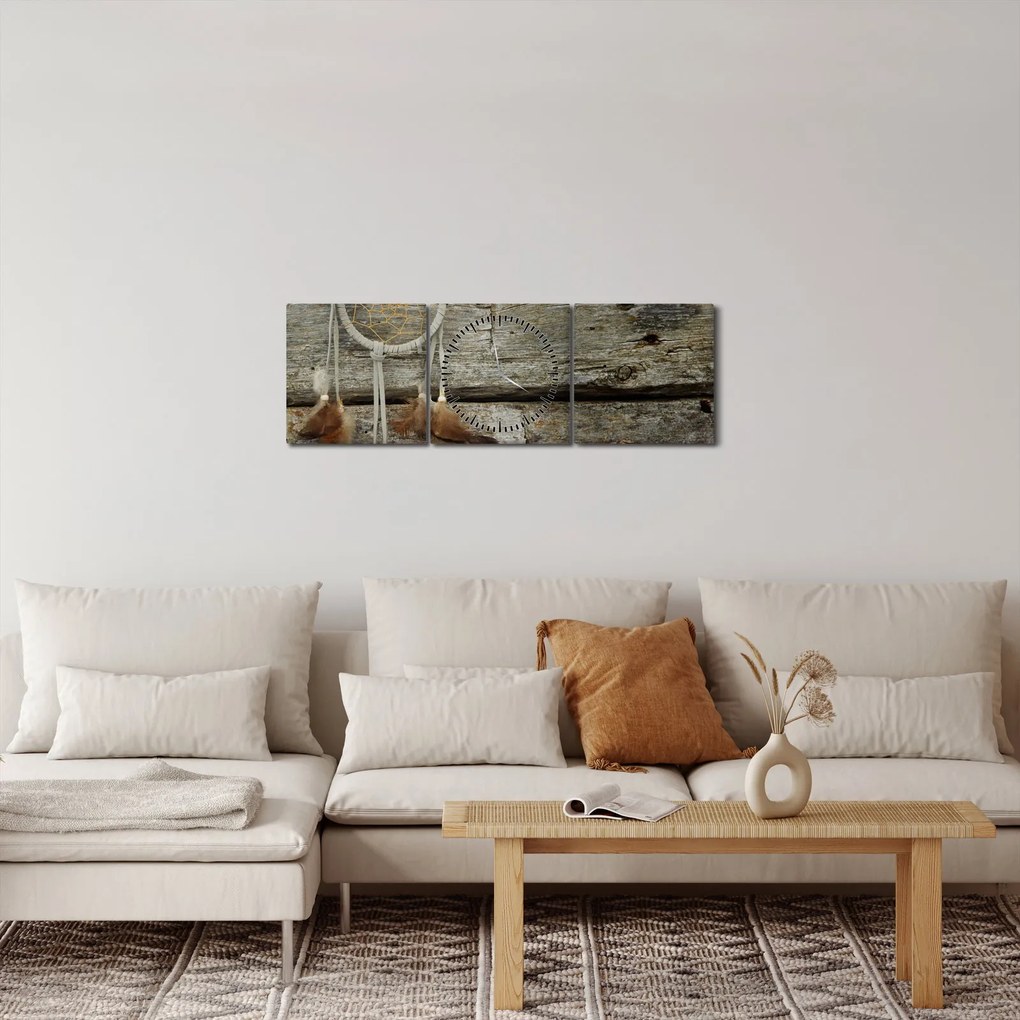 Tablou - Prinzător de vise (cu ceas) (90x30 cm)