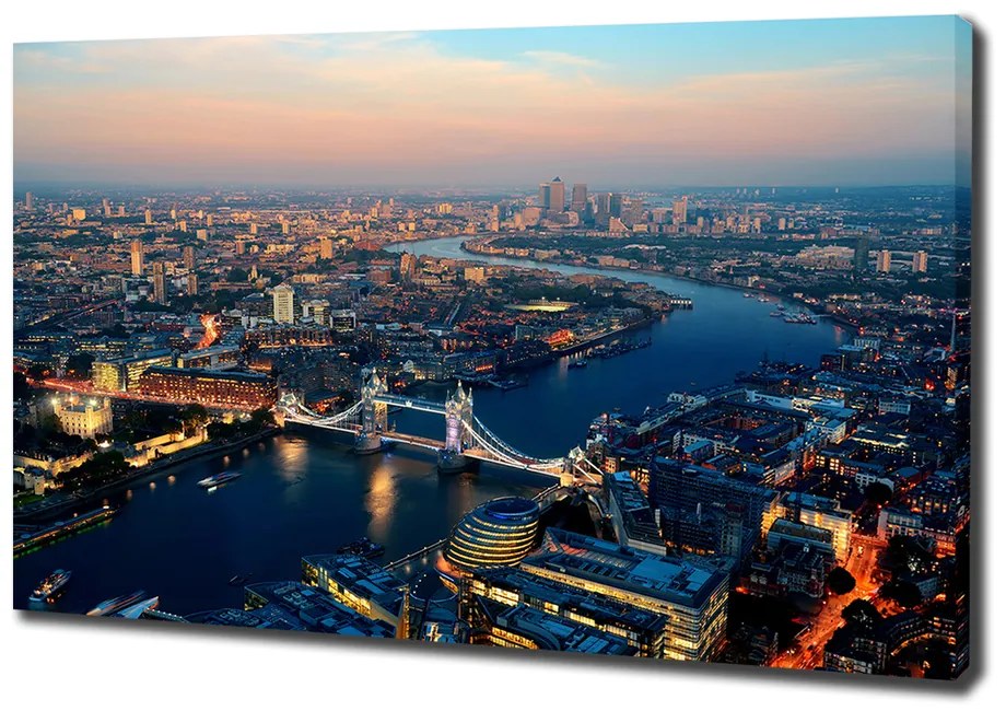 Pictură pe pânză Vedere aeriană din londra