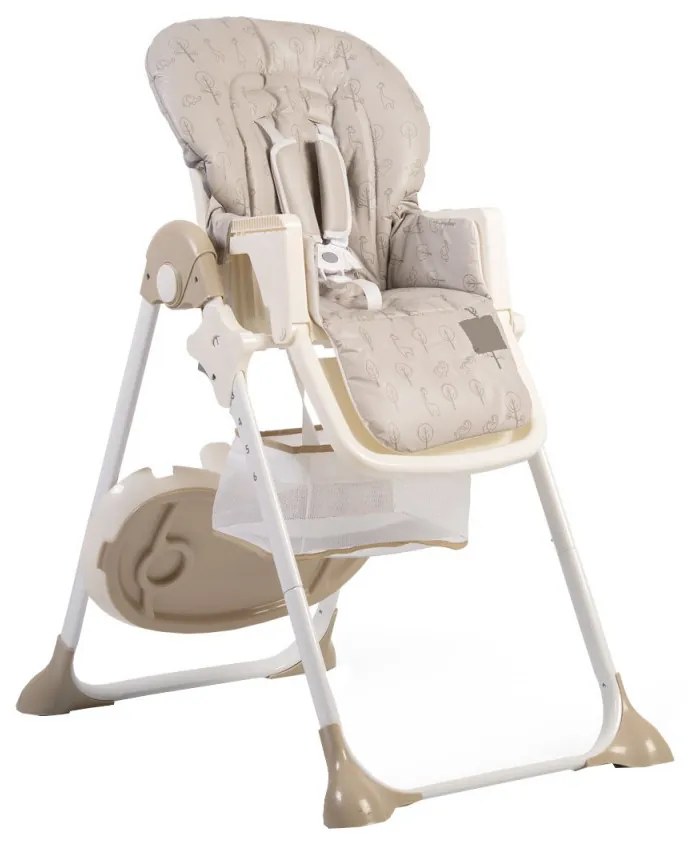 Scaun de masa premium pentru copii si bebe NOVOKIDS™ Hunny Baby, Reglabil in 6 trepte de inaltime,Pliabil , Centura de siguranta 5 puncte, Spatar