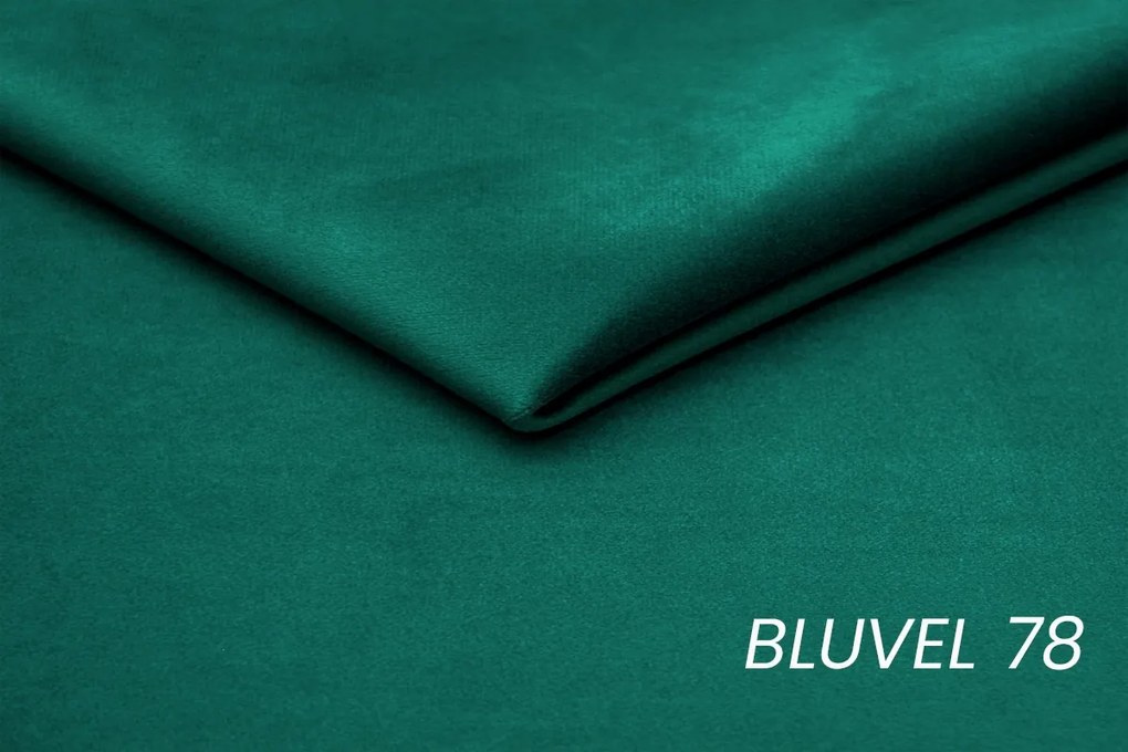 Colțar extensibil Nardo Maxi stânga - verde catifea Bluvel 78