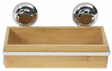 Etajeră de baie Compactor Bestlock, din bambus,SPA Bamboo, 27,6 x 14,8 x 12,7 cm