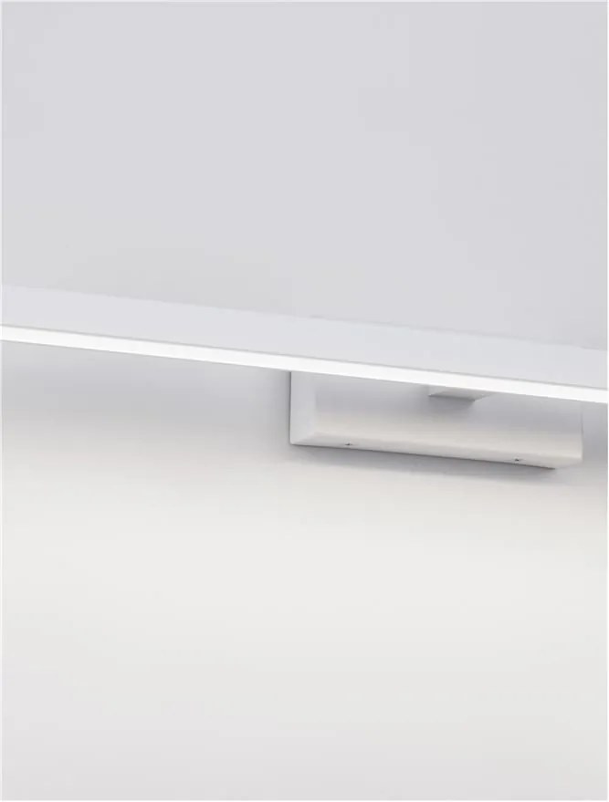 Aplica LED de perete pentru baie design modern FLAT IP44 alb