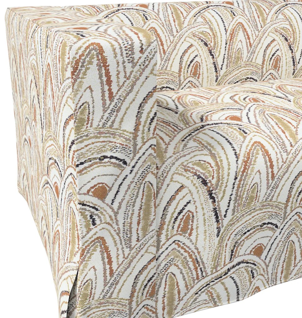 Husă canapea Klippan cu 2 locuri, lungă, cu pliuri contrastante