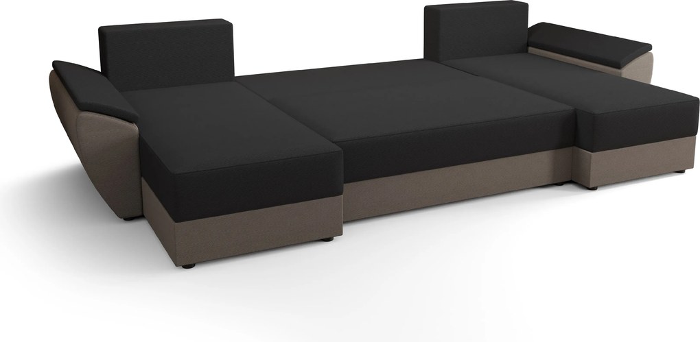 OFERTA Canapea extensibila in forma de U TAVERO 321x140 cm, mustar calitatea II