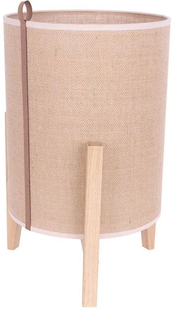 Spot-Light 73719174 - Lampă de masă CASIOPEA, 1xE27/40W/230V, stejar