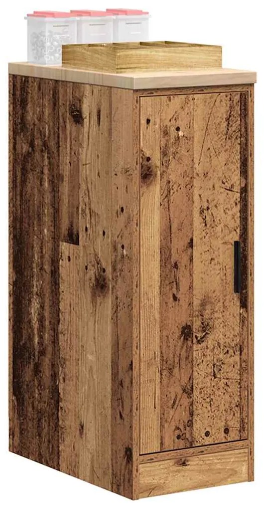 vidaXL Dulap depozitare garaj lemn vechi 30x51x85 cm lemn masiv de pin