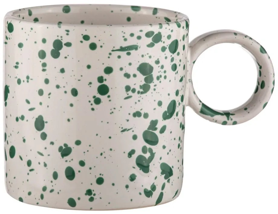 Căni alb-verde 2 buc. din gresie 450 ml Carnival – Ladelle