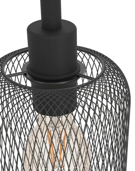 Eglo 43334 - Lustră pe cablu WRINGTON 5xE27/60W/230V