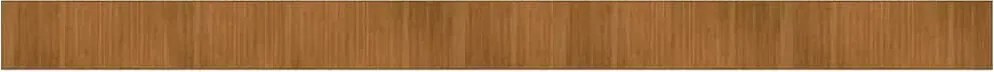 vidaXL Covor dreptunghiular, maro, 70x1000 cm, bambus
