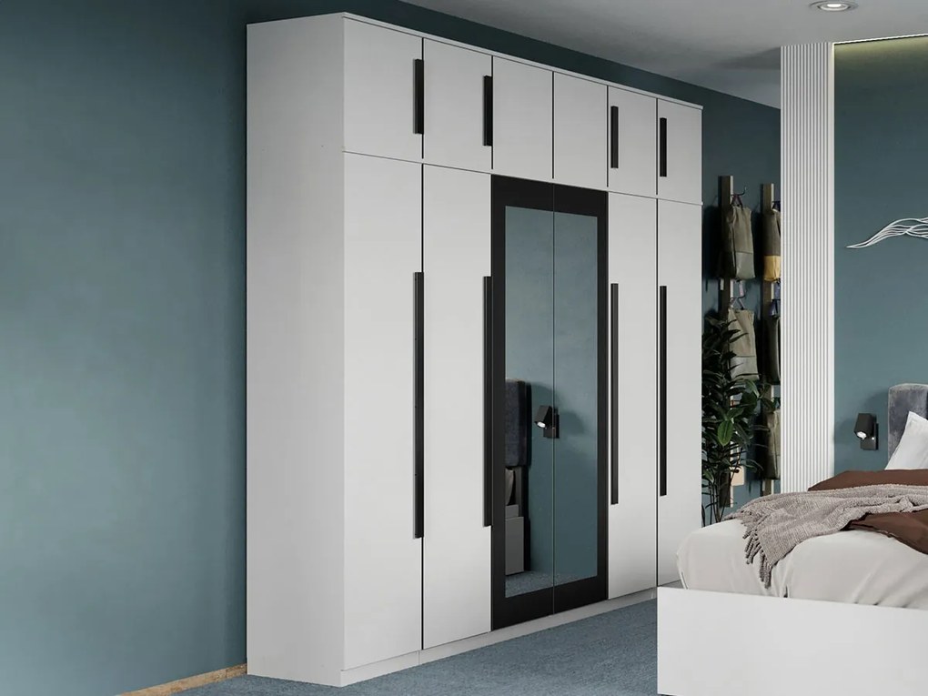 Set mobila dormitor 4 piese Alb Nude C11