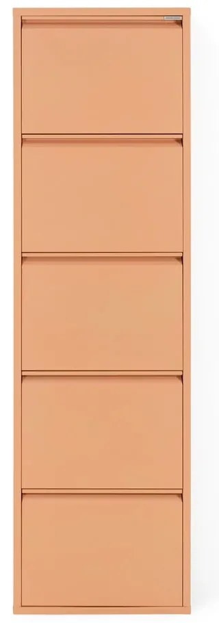 Pantofar somon cu deschidere înclinată din metal 50x169x15 cm Billy – Spinder Design