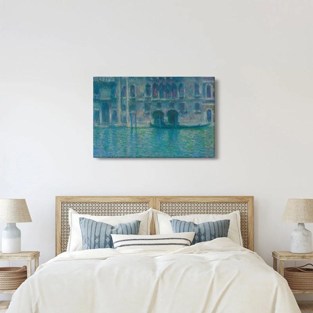 Tablou - Claude Monet, Palazzo da Mula, Venice, reproducere (90x60 cm)