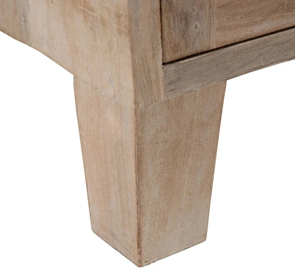 Vitrină în culoare naturală din lemn de mango 160x71 cm – Ixia