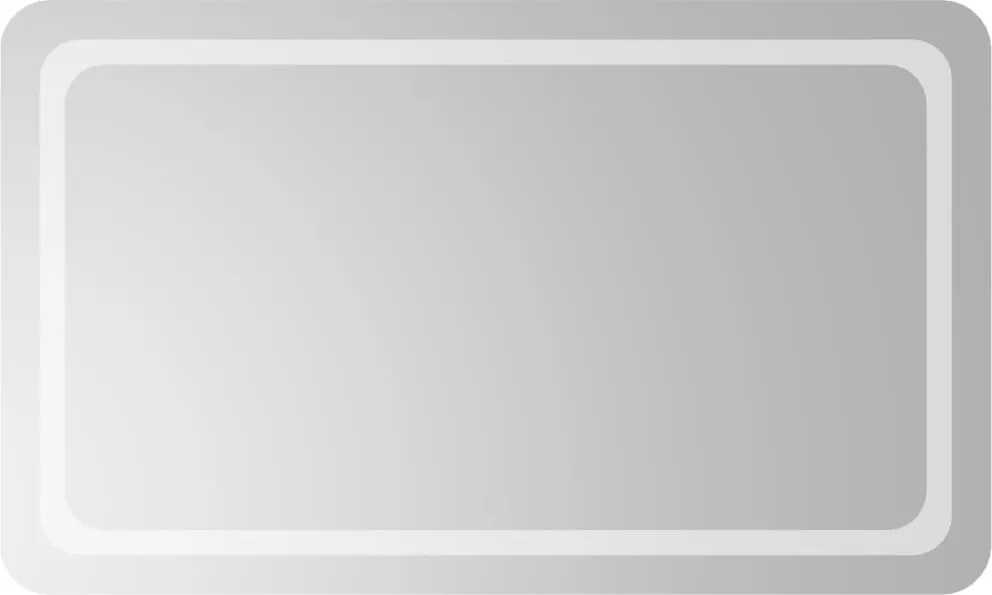 vidaXL Oglindă de baie cu LED, 60x100 cm