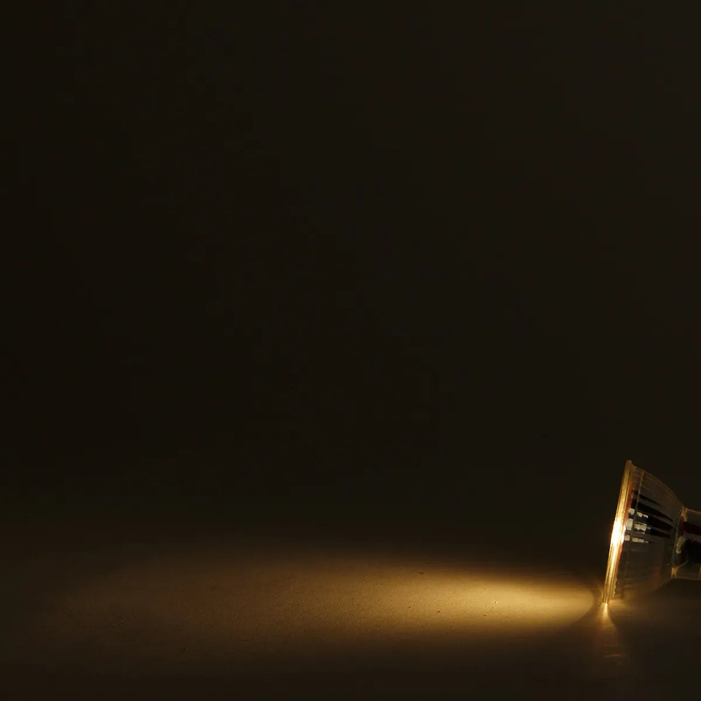 Set de 5 becuri LED GU10 Filament Flacără 1W 80lm 2200K