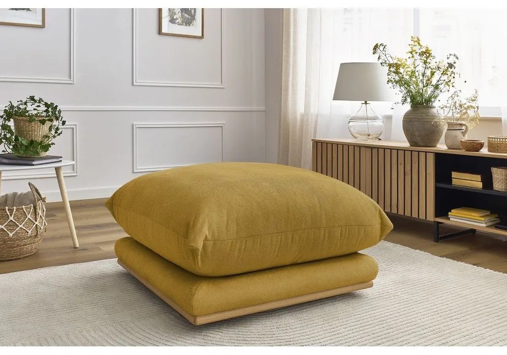 Taburet galben Ernest – Bobochic Paris