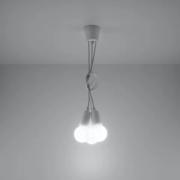 Lustră pe cablu DIEGO 3xE27/60W/230V