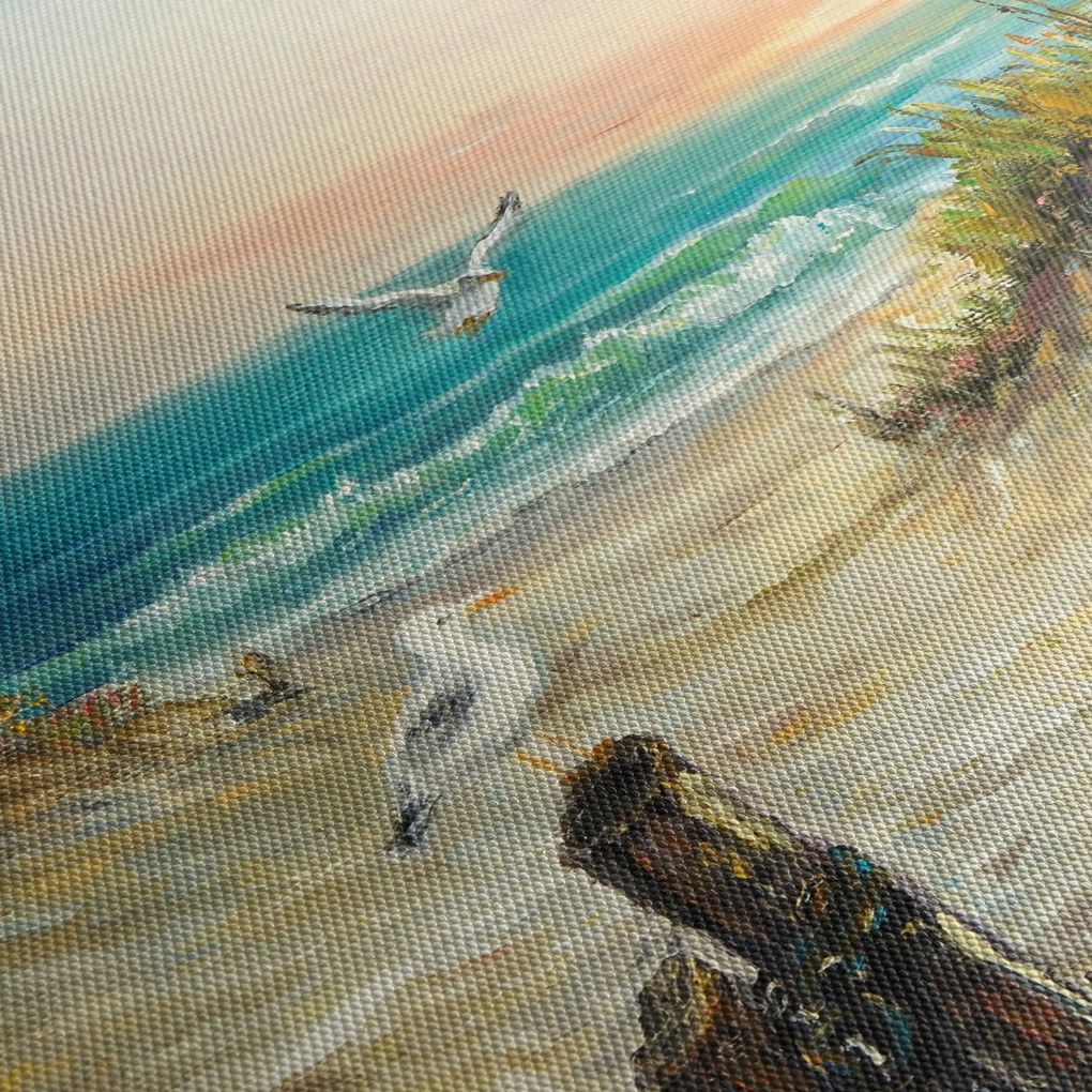 Tablou - Plaja cu nisip (90x60 cm)