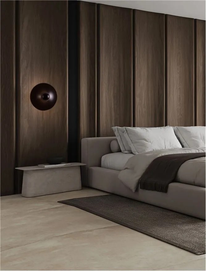 Aplica de perete LED stil minimalist EDEM negru
