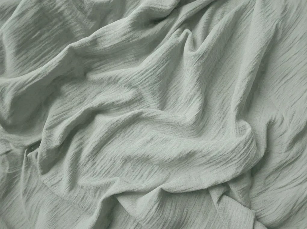 Husa de pernă muselină MUSSARI 70x90 cm, verde salvie