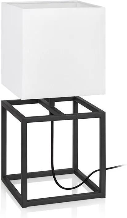 Veioza metalica neagra 45cm Cube Table 1L Black/White | MARKSLÖJD