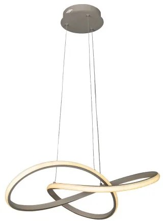 Lustră LED dimabilă suspendată pe cablu LED/65W/230V 3000-6500K + telecomandă