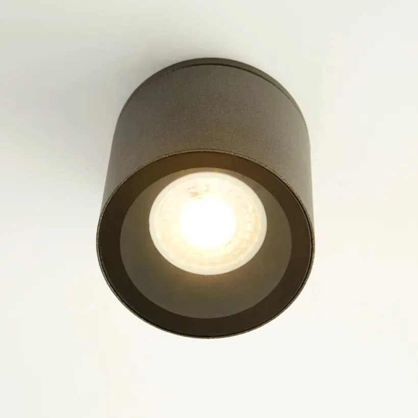 Spot aplicat iluminat exterior IP65 Trafalgar, negru