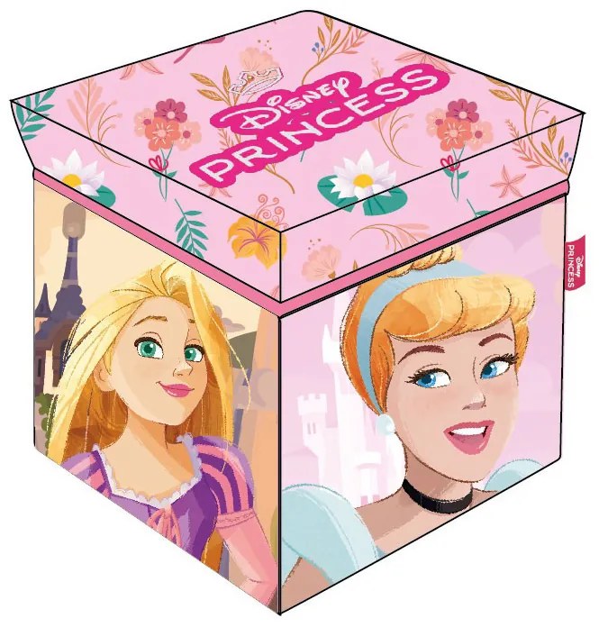 Prințesele Disney depozitare jucării 30×30×30 cm