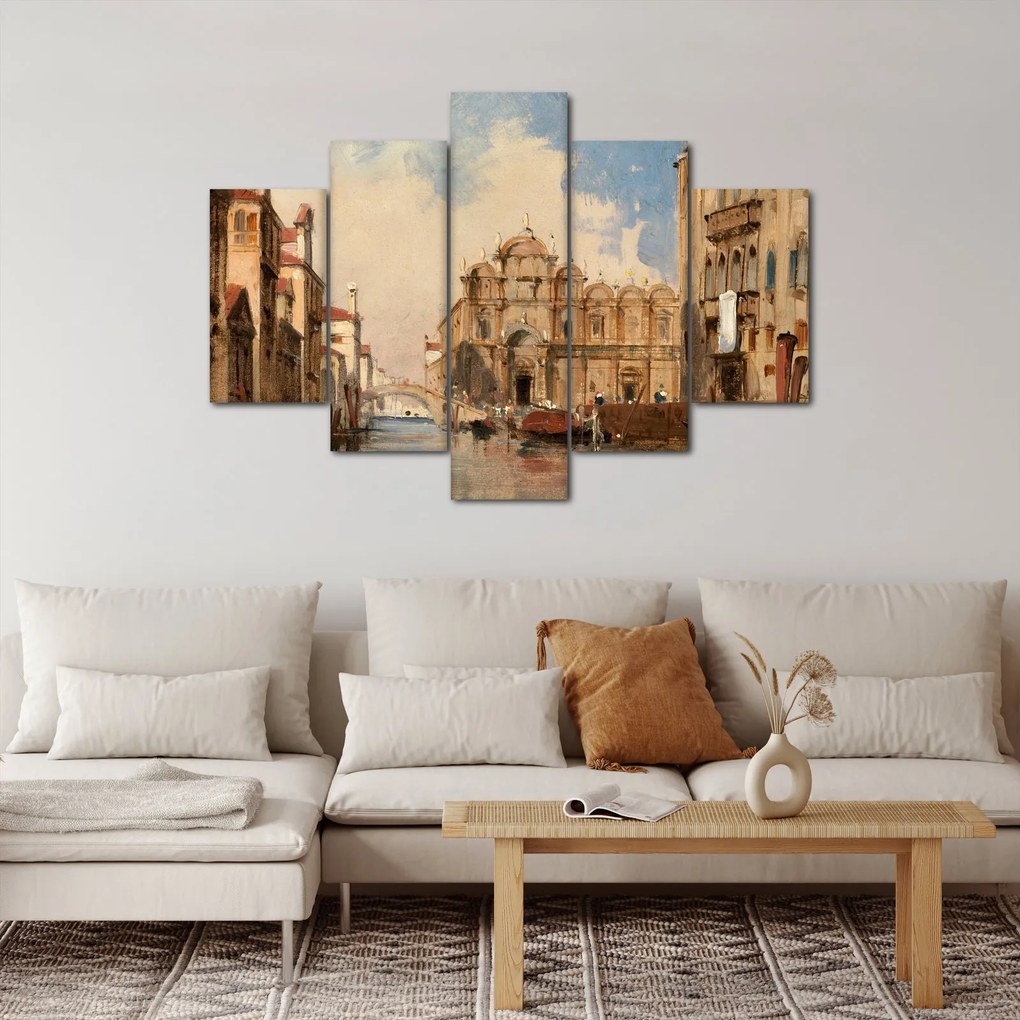 Tablou - Jules-Romain Joyant, The Scuola di San Marco, Venice, reproducere (150x105 cm)