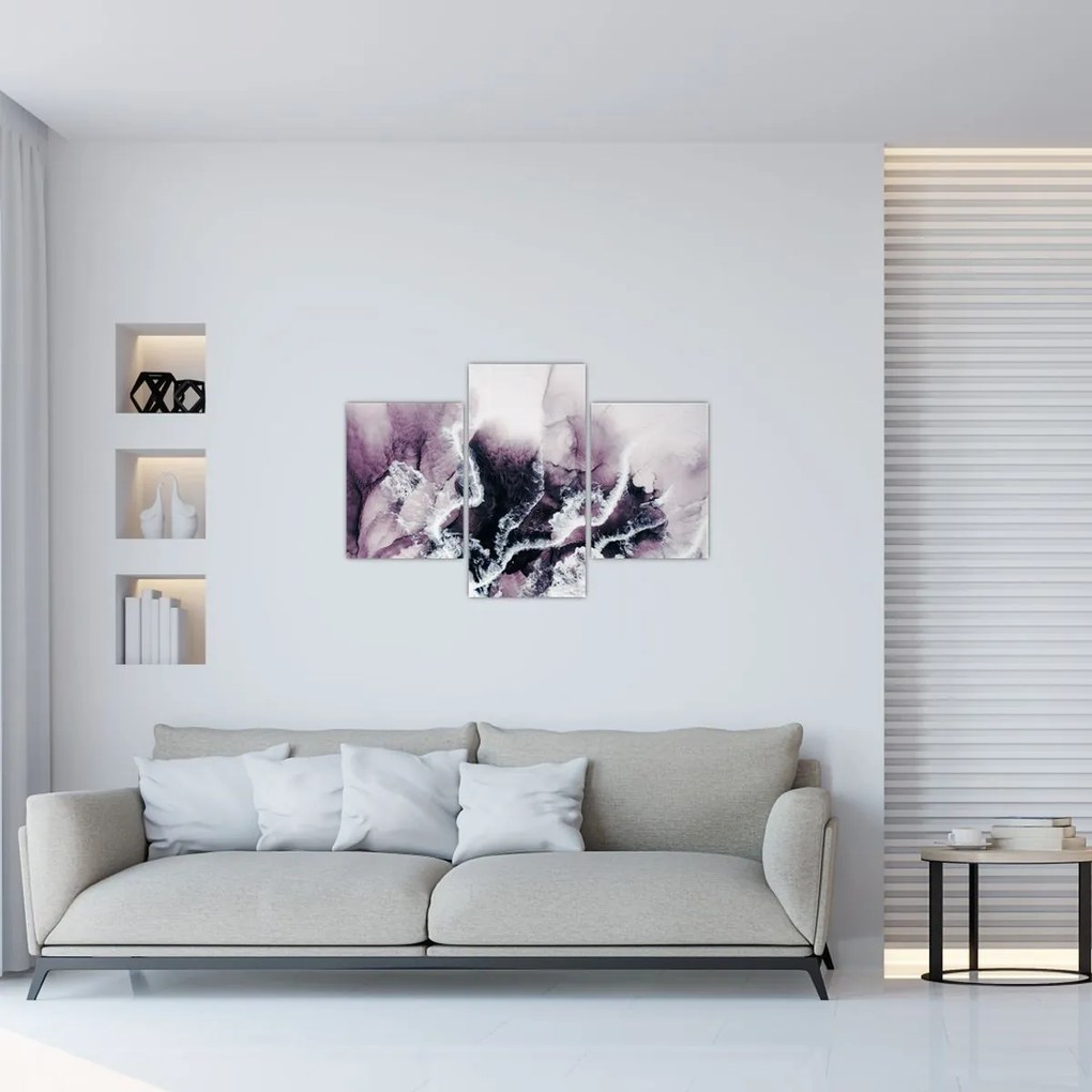Tablou - Marmură violet N⁰2 (90x60 cm)