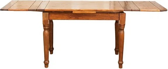 Masa extensibila, L120(210) 80 H80 cm, nuc antichizat, lemn masiv