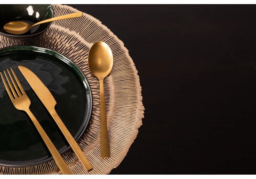 Suport de farfurie Tiseco Home Studio, ⌀ 38 cm, auriu