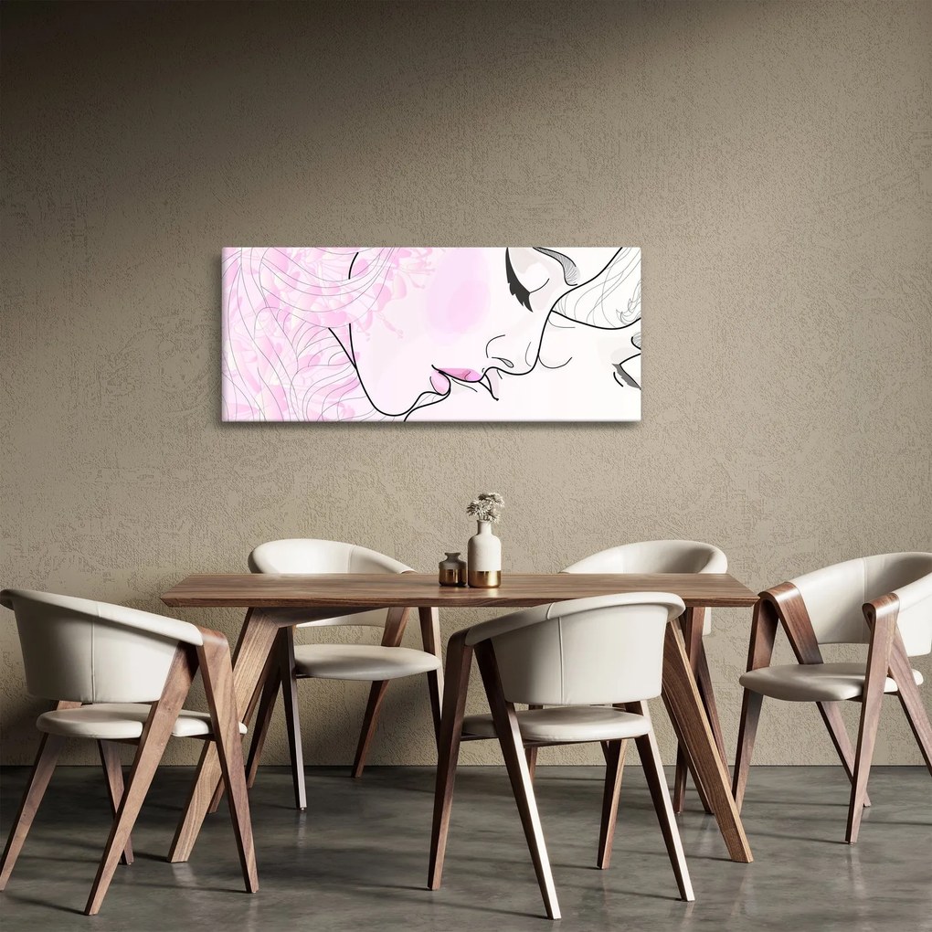 Tablou - Sărutul (120x50 cm)
