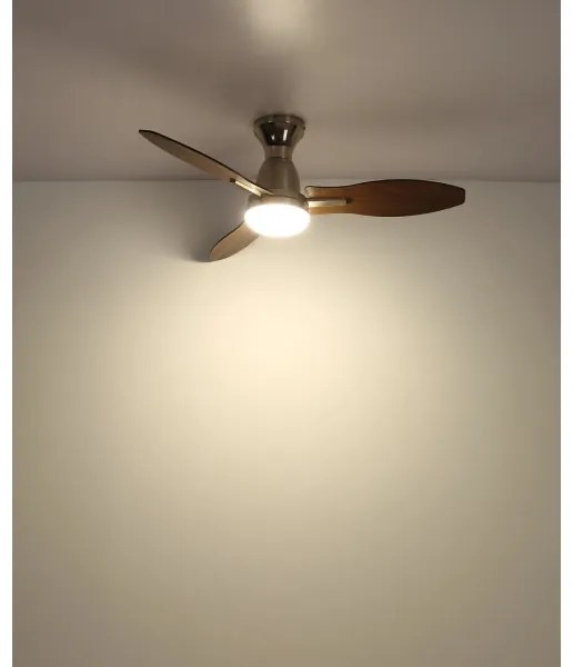 Globo 03671N - Ventilator tavan GALE LED/22W/230V 3000/4500/6000K +DO