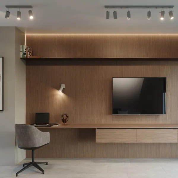 Plafonieră spot RING 4xGU10/40W/230V