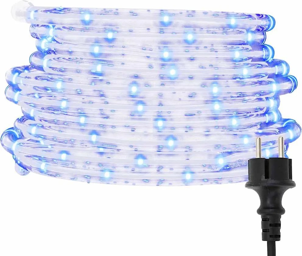 vidaXL Cablu luminos cu 1200 LED-uri, alb rece, 50 m, PVC