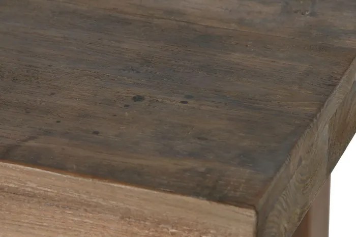 Masa dining, din lemn de tec reciclat, Rusti
